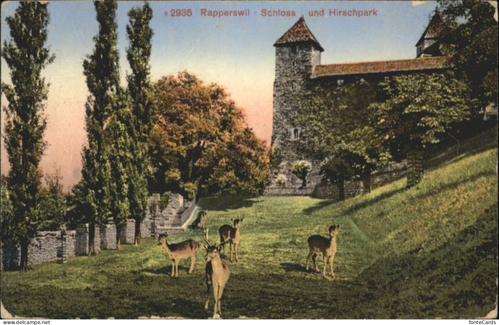 10793869 Rapperswil SG Rapperswil Schloss Hirschpark X Rapperswil SG - Sonstige & Ohne Zuordnung