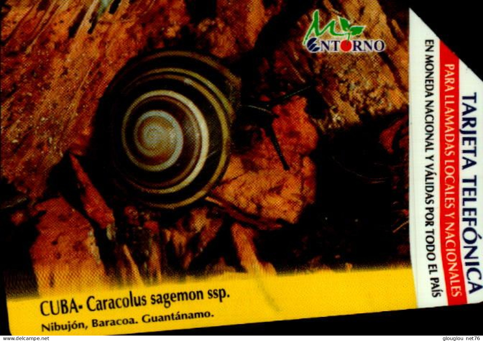 TELECARTE ETRANGERE....ESCARGOT.. - Andere & Zonder Classificatie