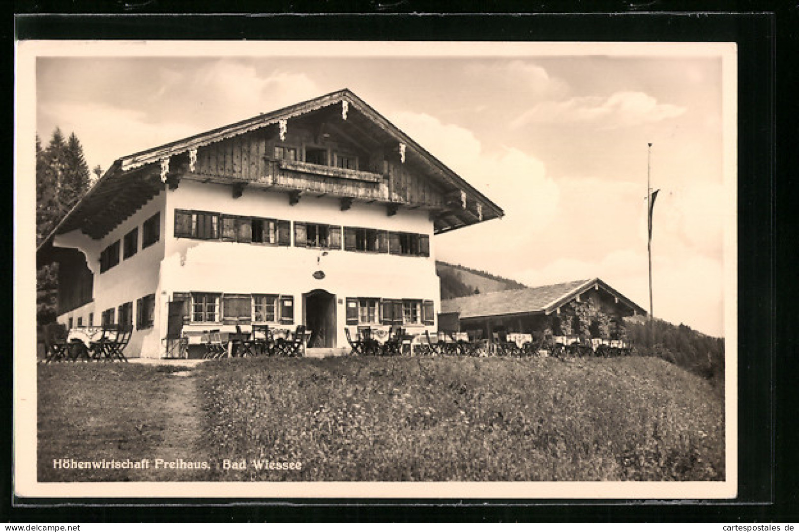 AK Bad Wiessee, Partie Am Gasthaus Freihaus  - Bad Wiessee