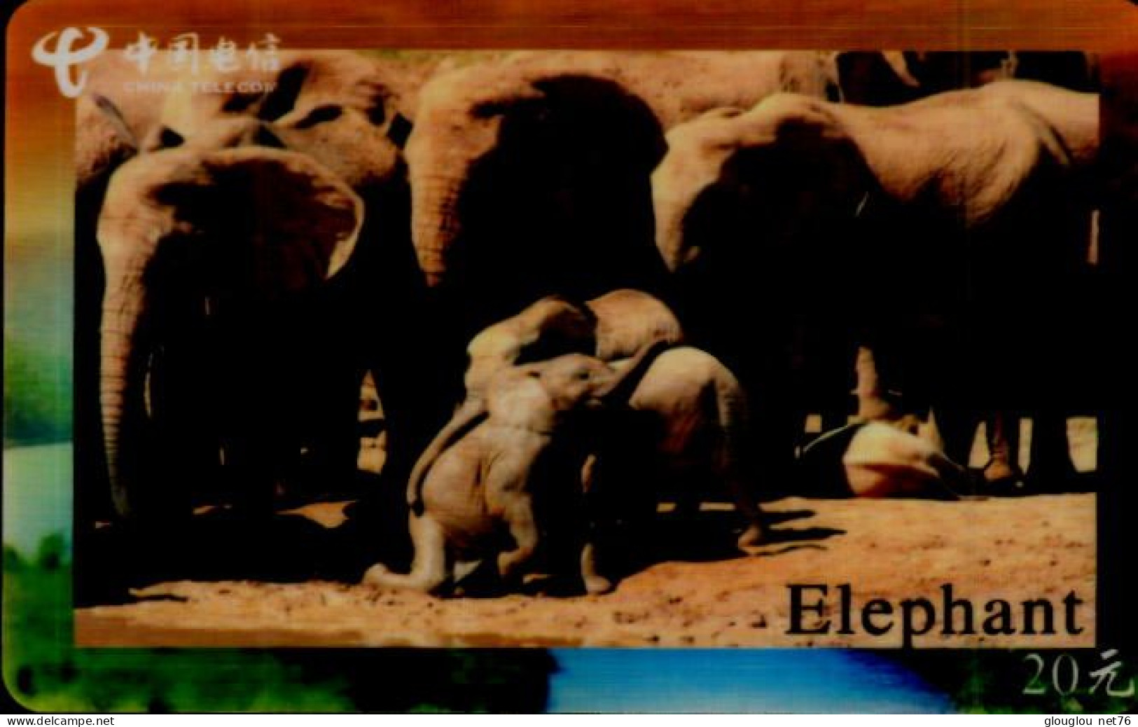 TELECARTE ETRANGERE....ELEPHANTS - Andere & Zonder Classificatie