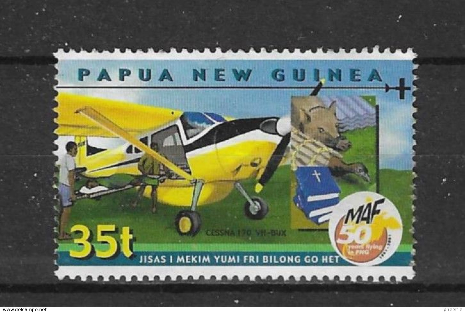 Papua N. Guinea 2001 Aviation Y.T. 847 (0) - Papoea-Nieuw-Guinea