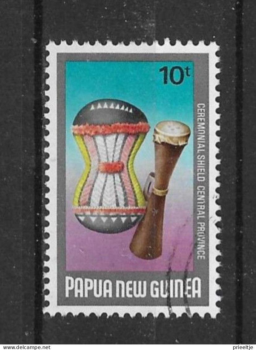 Papua N. Guinea 1984 Ceremonial Shield Y.T. 478 (0) - Papoea-Nieuw-Guinea