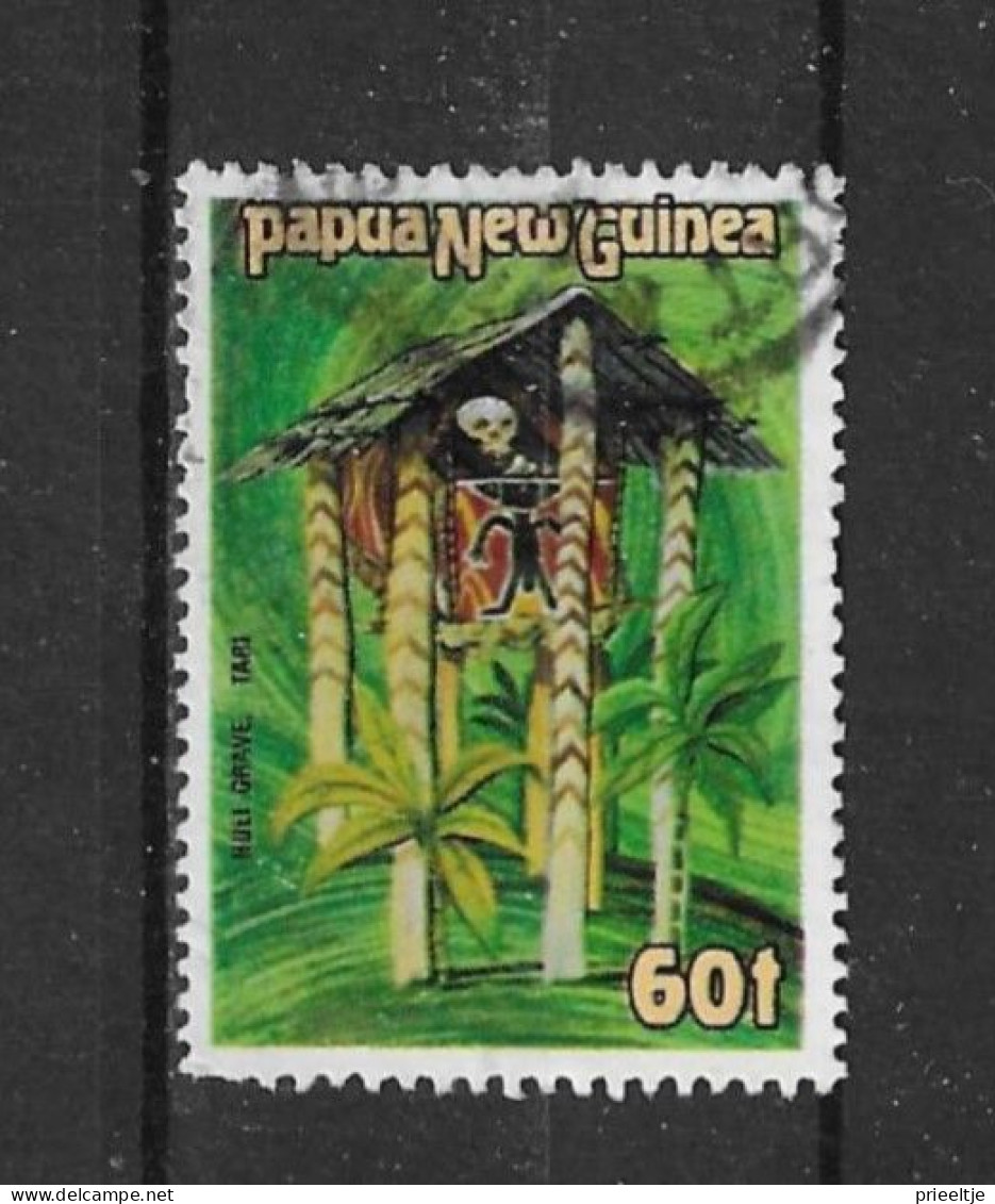 Papua N. Guinea 1985 Burial Site Y.T. 493 (0) - Papouasie-Nouvelle-Guinée