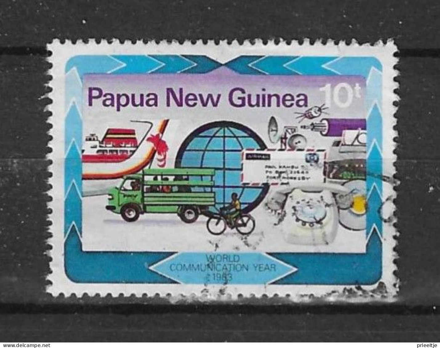 Papua N. Guinea 1983 Int, Year Of Communications Y.T. 458 (0) - Papouasie-Nouvelle-Guinée