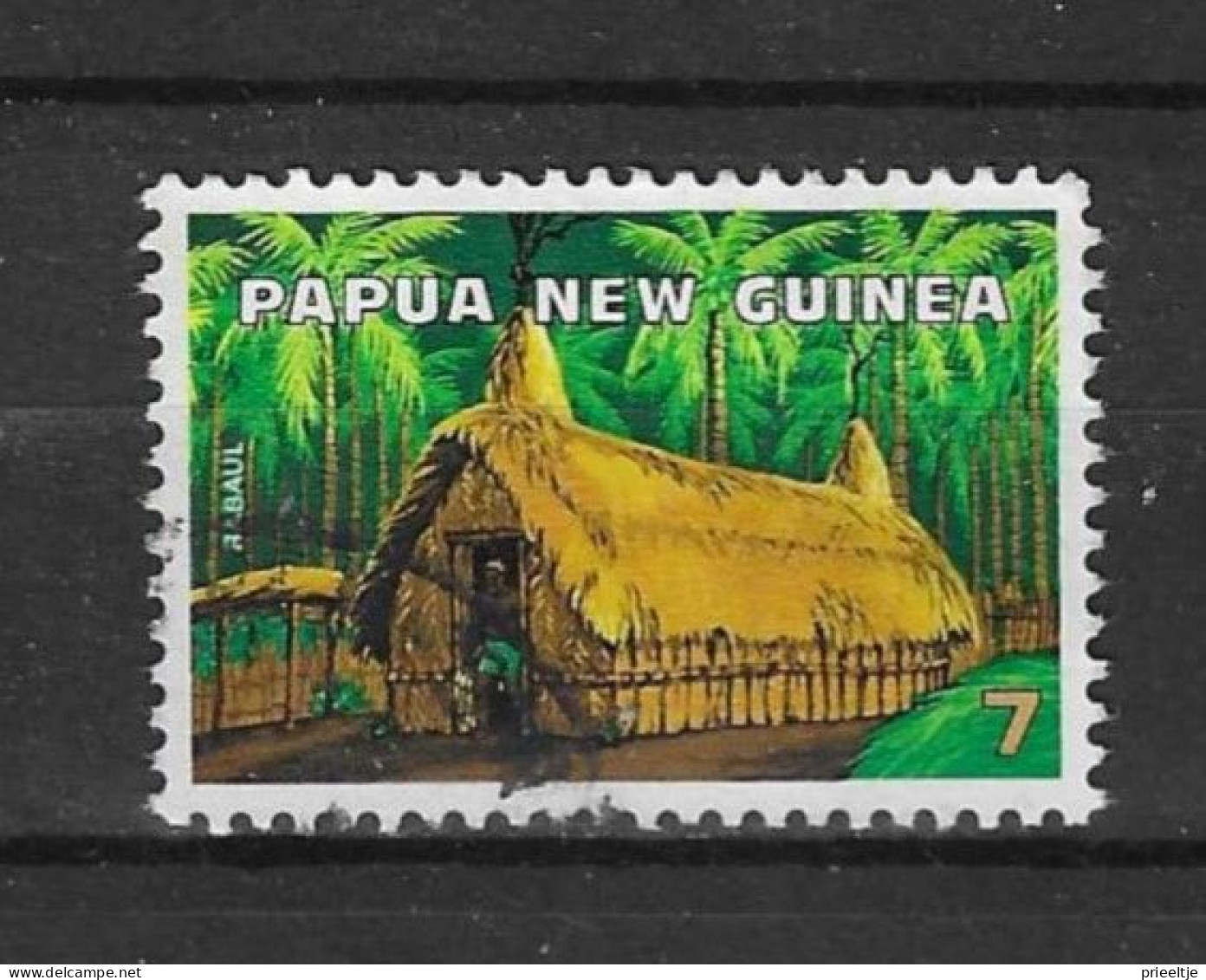 Papua N. Guinea 1976 Traditional Houses Y.T. 305 (0) - Papouasie-Nouvelle-Guinée