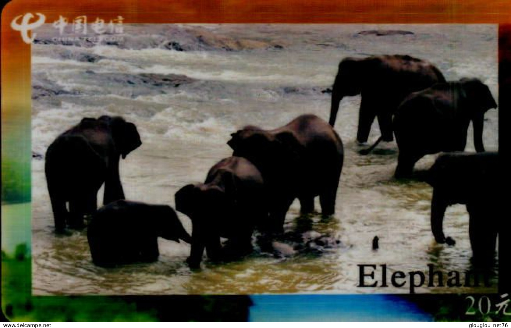 TELECARTE ETRANGERE....ELEPHANTS - Sonstige & Ohne Zuordnung