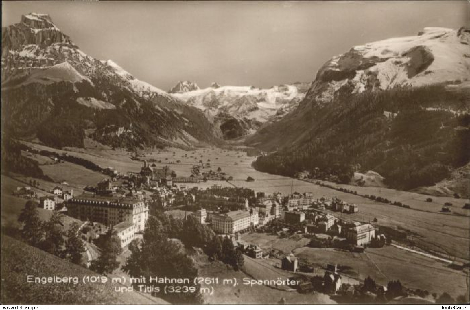 10793384 Engelberg OW Engelberg Hahnen Spannoerter Titlis X Engelberg - Andere & Zonder Classificatie