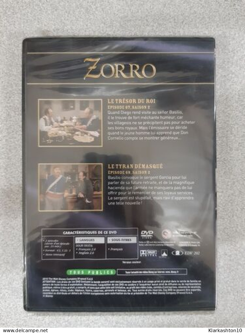 DVD Série Zorro - Vol. 34 épisodes 67 Et 68 - Other & Unclassified