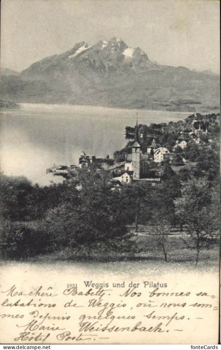 10793100 Weggis Vierwaldstaettersee Weggis Pilatus Kirche  X Weggis - Other & Unclassified