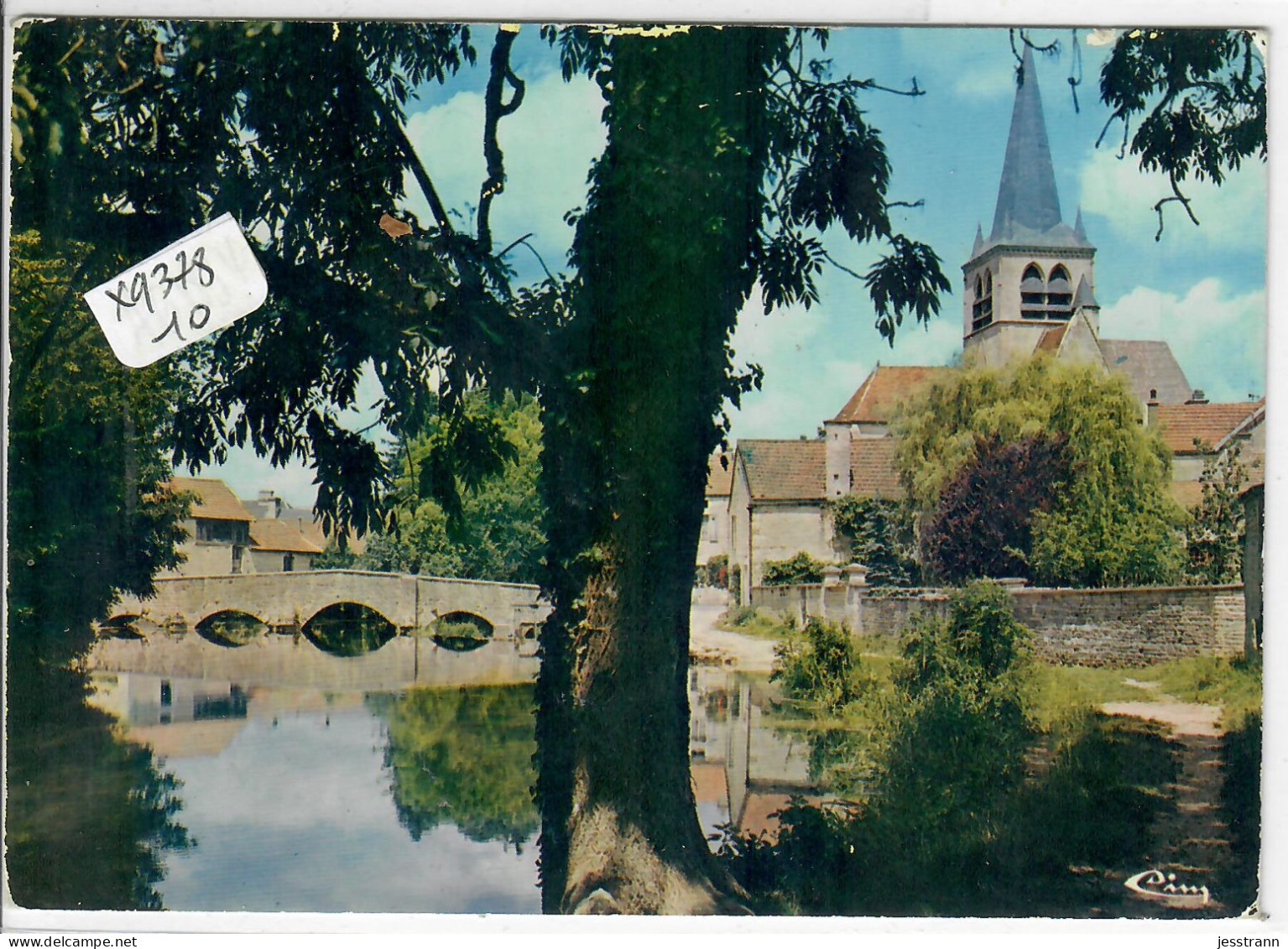 LES RICEYS- LE VIEUX PONT SUR LA LAIGNES ET L EGLISE- CIM - Les Riceys