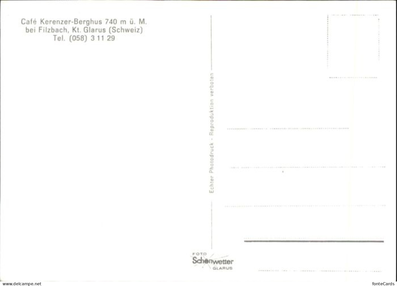 10792803 Filzbach Filzbach Kerenzerstrasse Wallensee Sichelkamm * Filzbach - Other & Unclassified