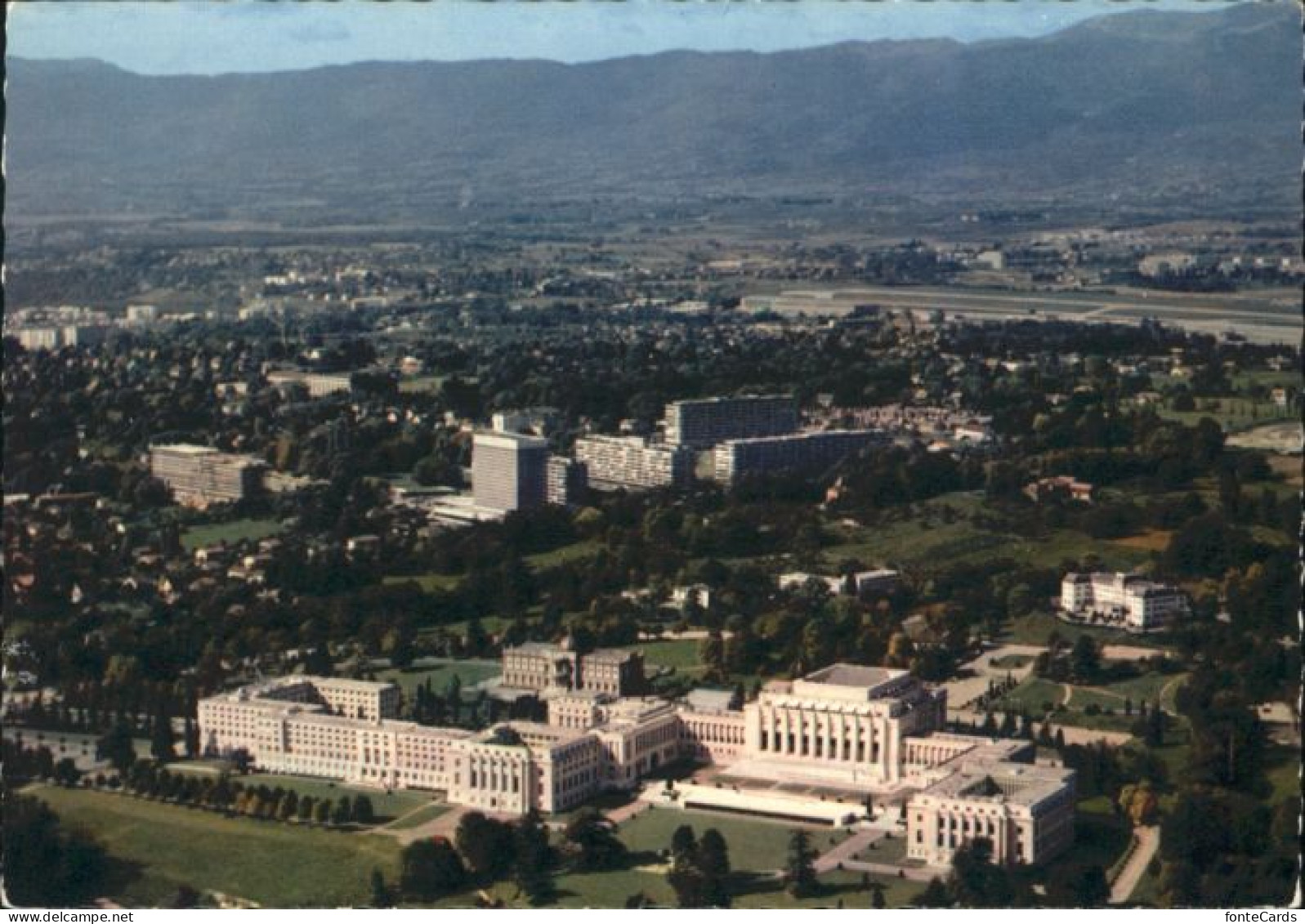 10792745 Genf GE Genf Palais Des Nations Fliegeraufnahme  * Genf - Autres & Non Classés