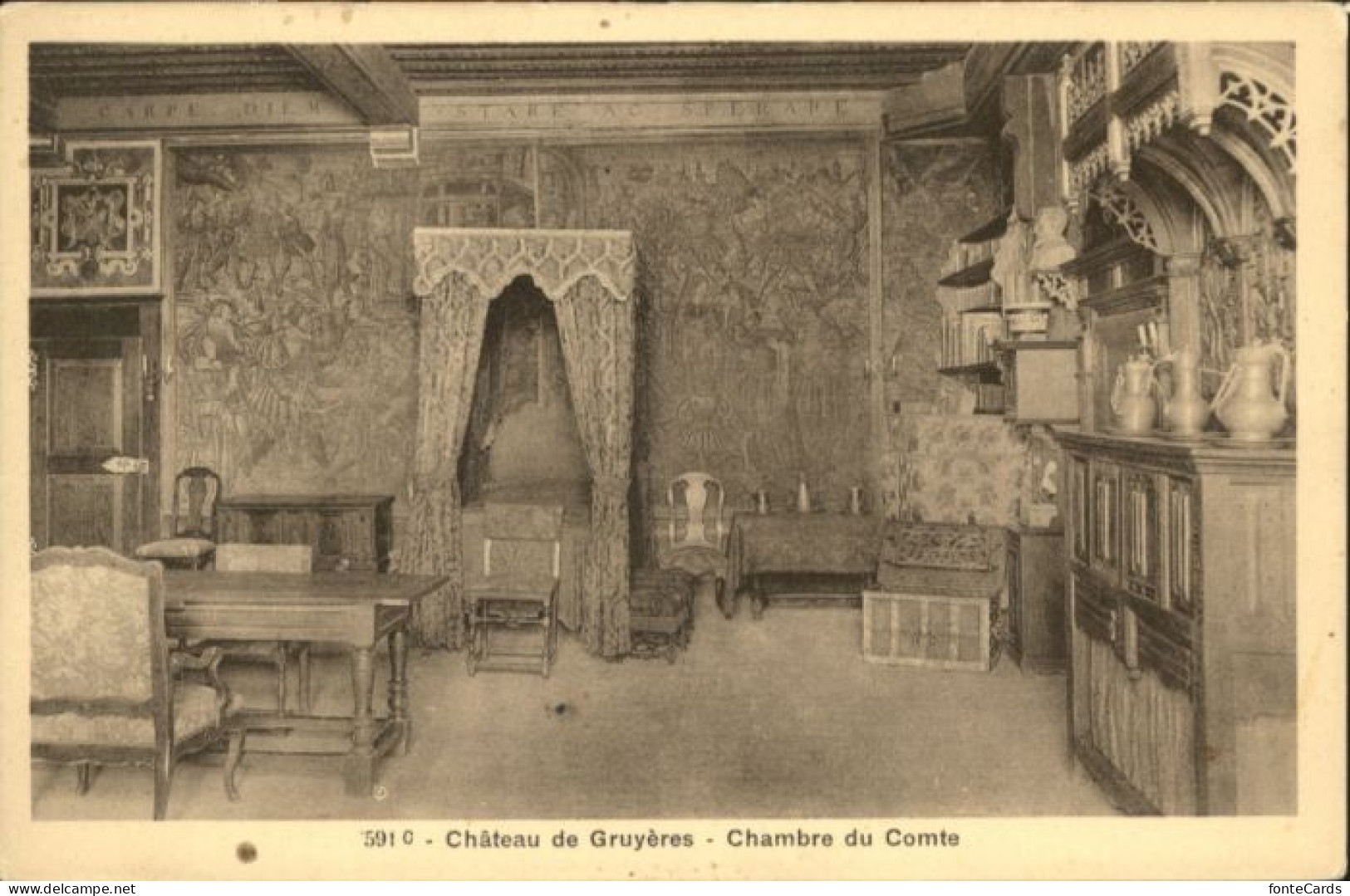 10792649 Gruyeres FR Gruyeres Schloss Chambre Du Comte * Gruyeres FR - Other & Unclassified