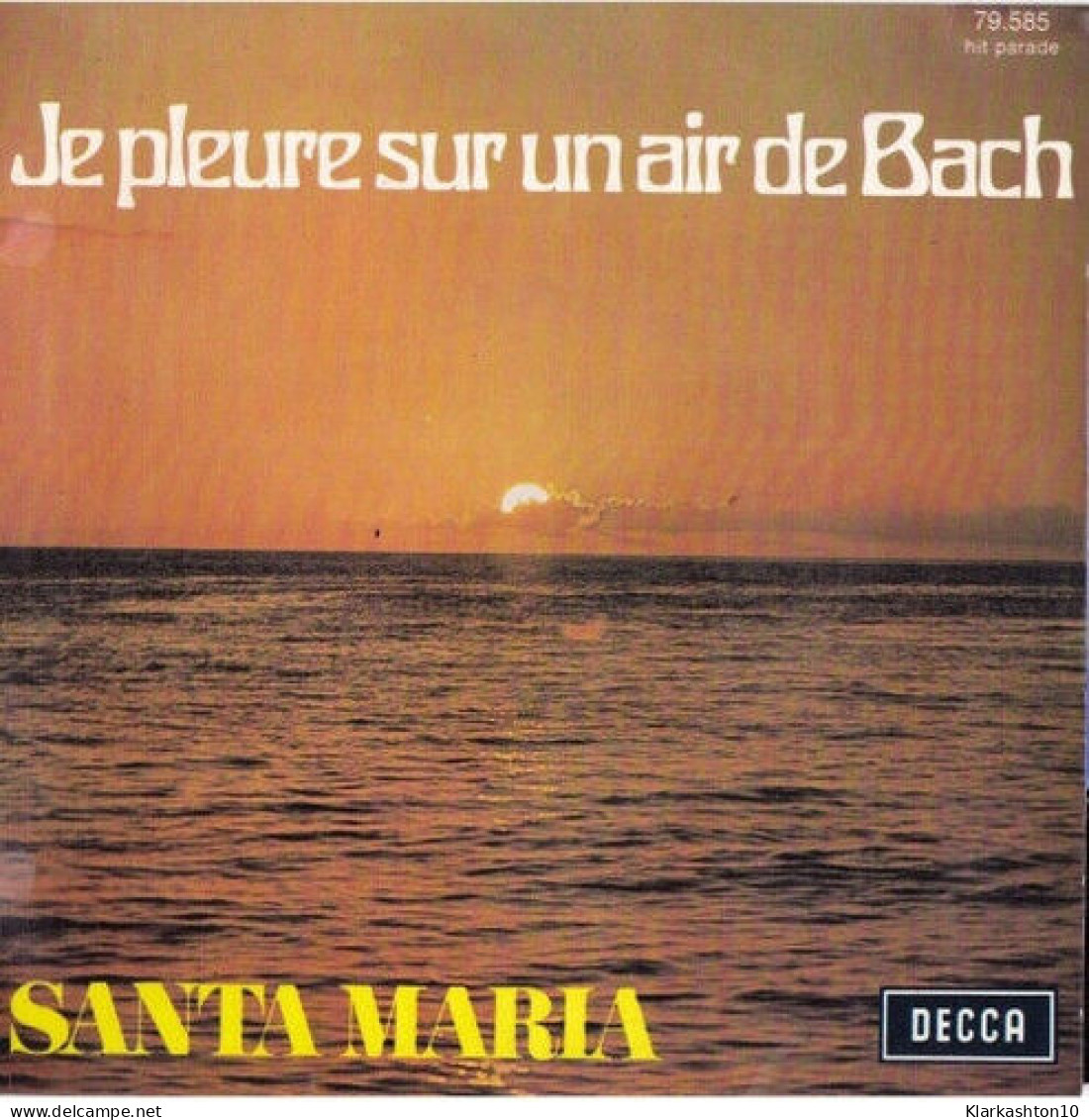 Je Pleure Sur Un Air De Bach - Non Classés