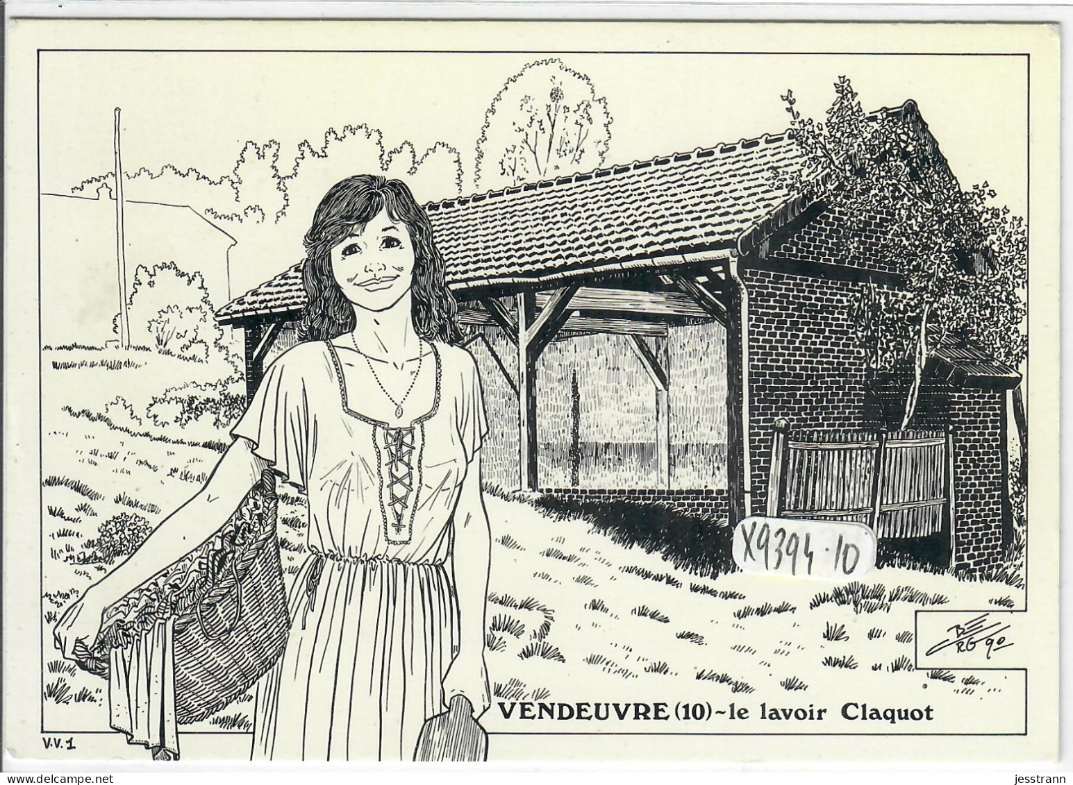VENDEUVRE- LE LAVOIR CLAQUOT- ILLUSTRATION CHARLES BERG - Other & Unclassified