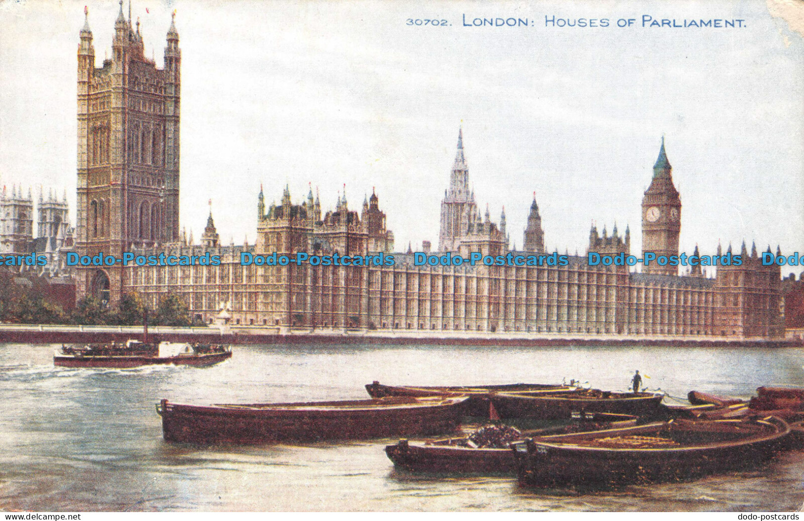R102127 London. Houses Of Parliament. Celesque Series. Photochrom - Altri & Non Classificati