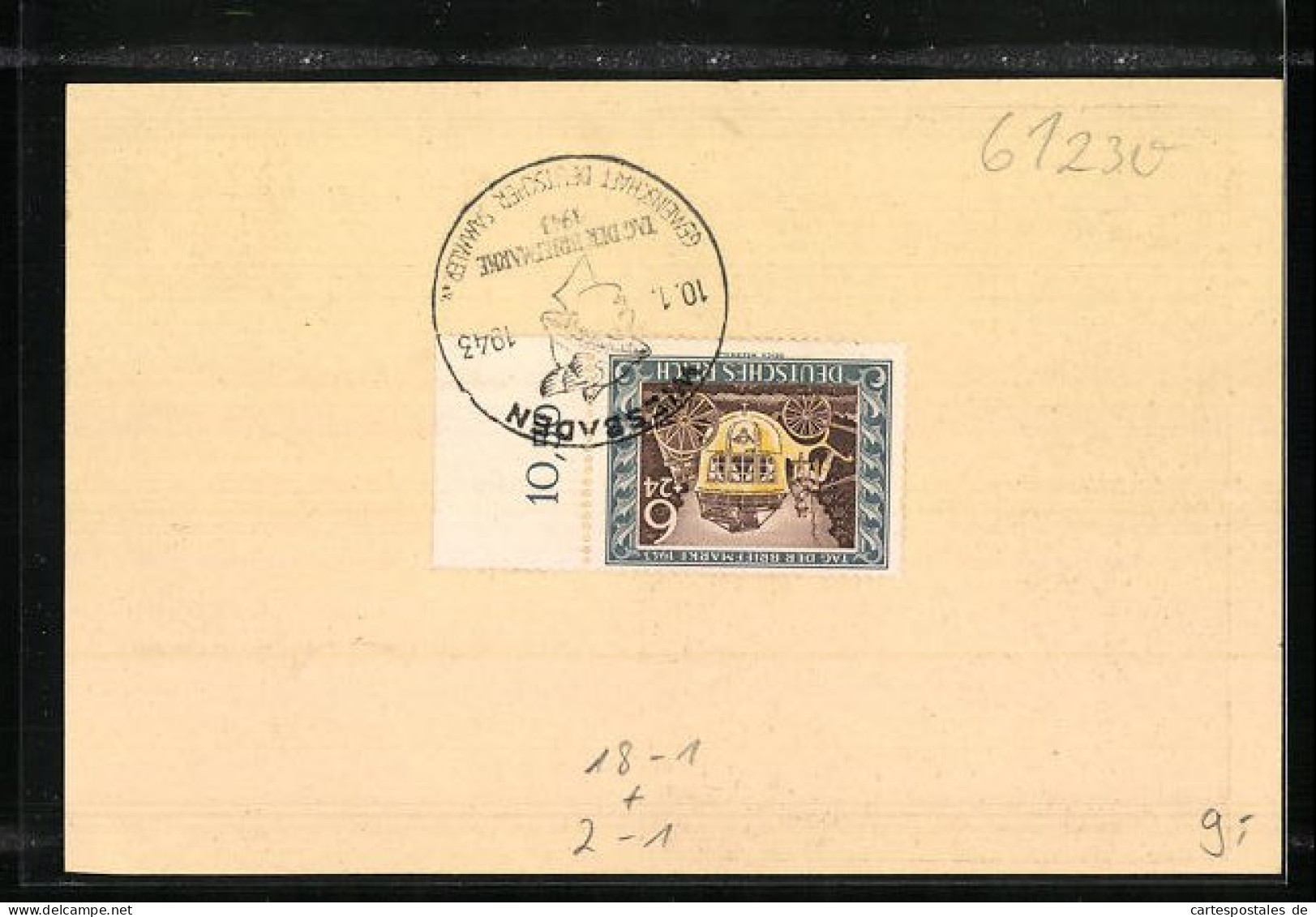 AK Bad Nauheim, Internationale Briefmarken-Schau 2.-5.9.1937, Ganzsache  - Timbres (représentations)