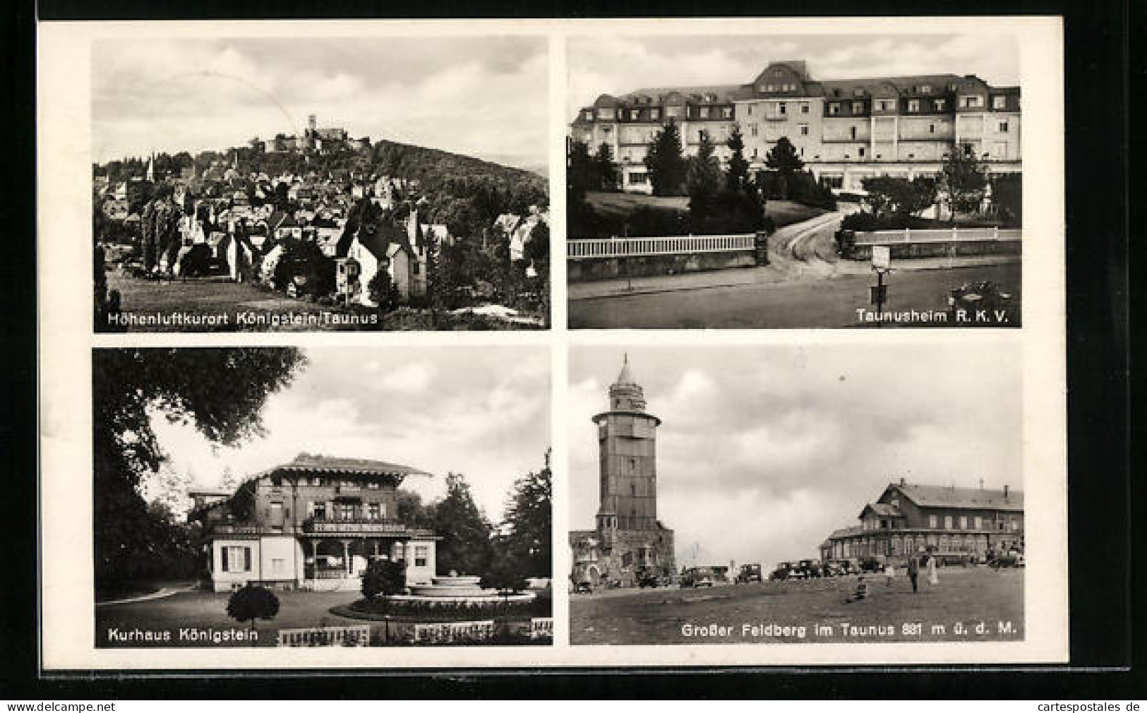 AK Königstein /Taunus, Taunusheim, Kurhaus Und Grosser Feldberg  - Taunus