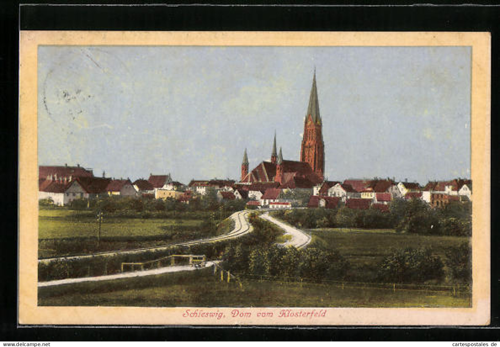 AK Schleswig, Dom Vom Klosterfeld Aus Gesehen  - Schleswig