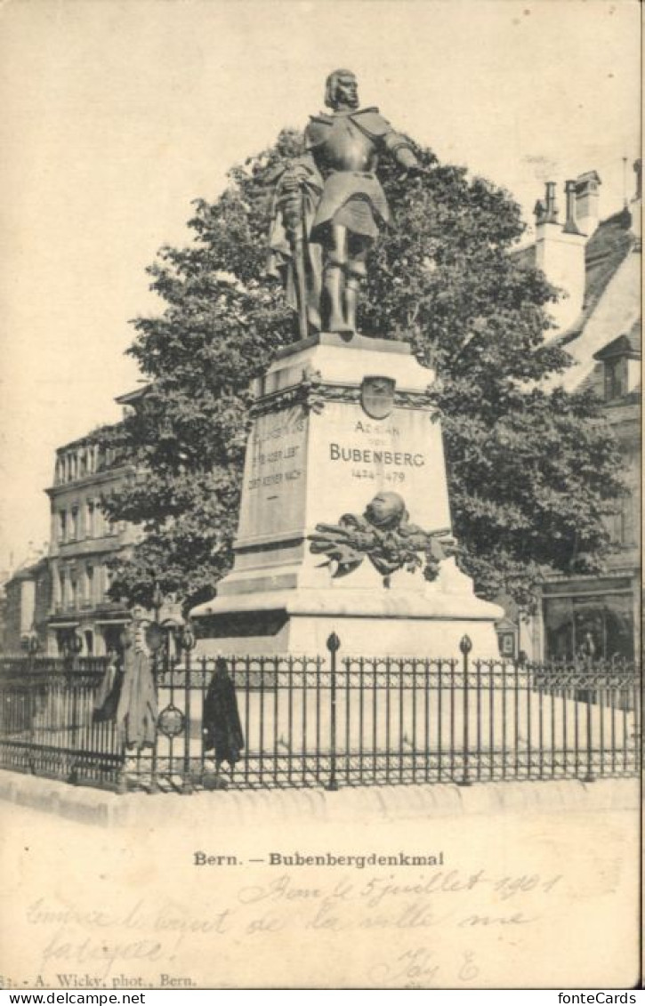 10792096 Bern BE Bern Bubenberg Denkmal  X Bern - Andere & Zonder Classificatie