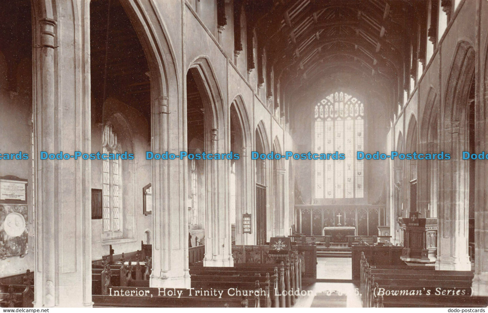 R102757 Interior. Holy Trinity Church. London. Bowmans Series - Autres & Non Classés