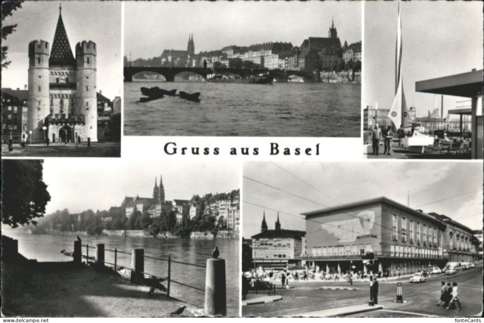 10792003 Basel BS Basel Bruecke Schiff X Basel - Sonstige & Ohne Zuordnung