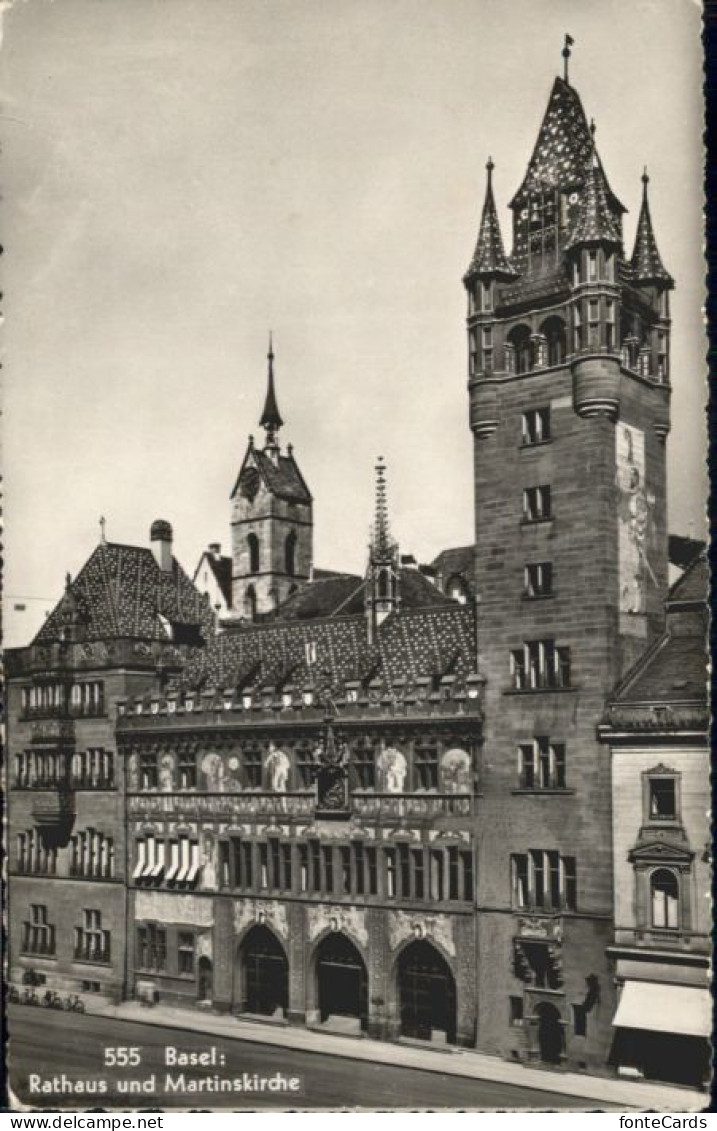 10791991 Basel BS Basel Rathaus Martins Kirche  X Basel - Other & Unclassified