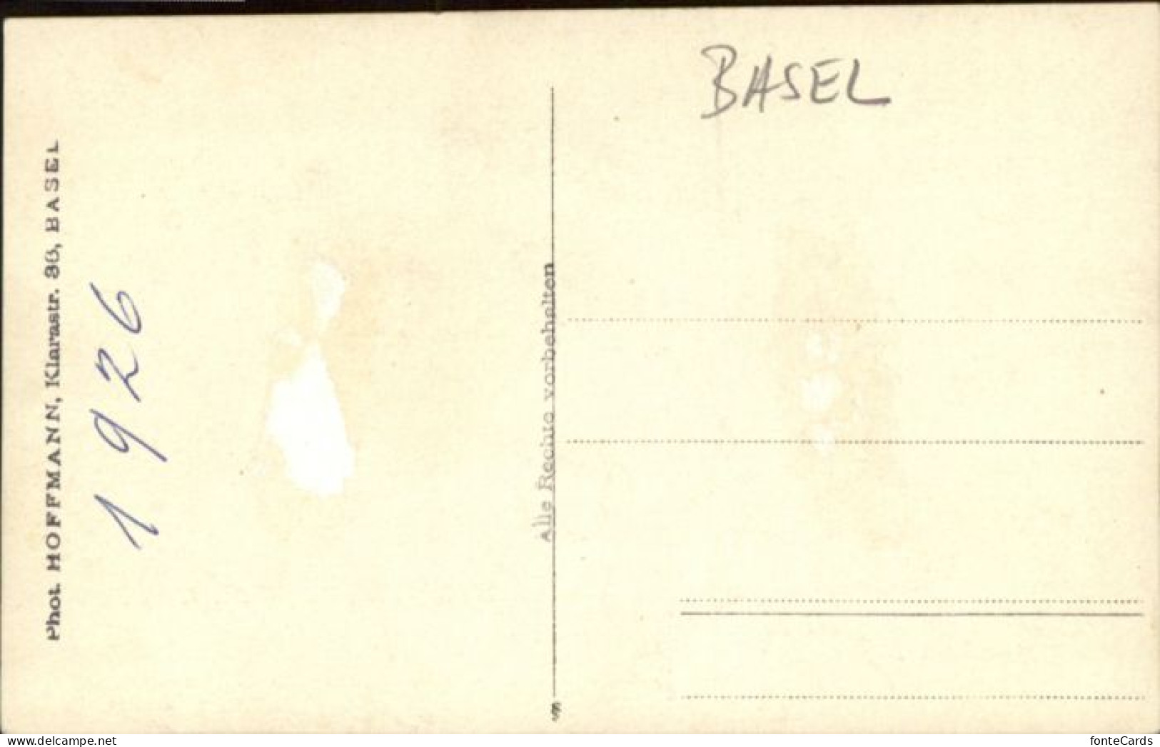 10791983 Basel BS Basel [Handschriftlich] * Basel - Other & Unclassified