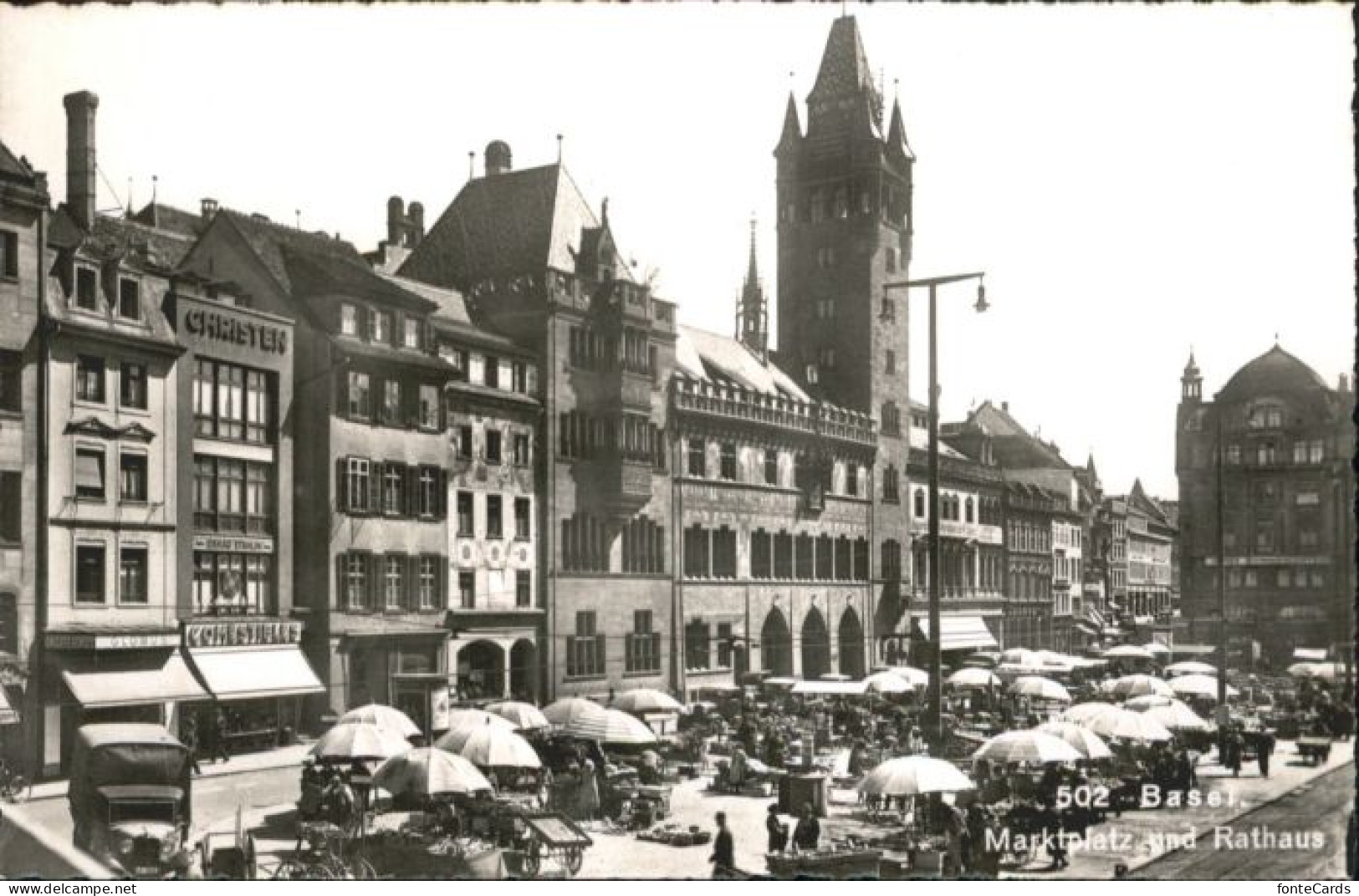 10791963 Basel BS Basel Marktplatz Rathaus  * Basel - Autres & Non Classés