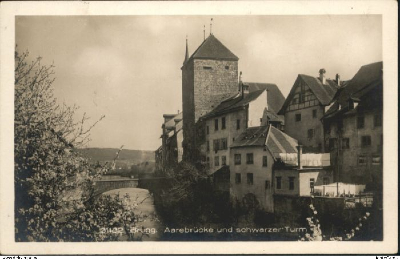 10791907 Brugg AG Brugg Aarebruecke Schwarzer Turm * Brugg AG - Other & Unclassified