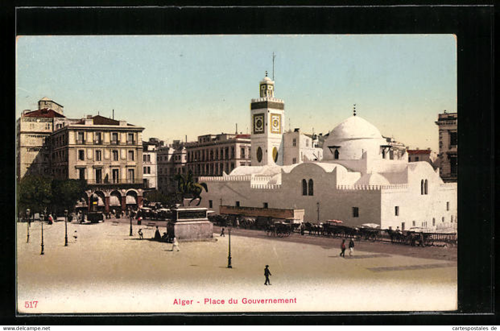 CPA Alger, Place Du Gouvernement  - Alger