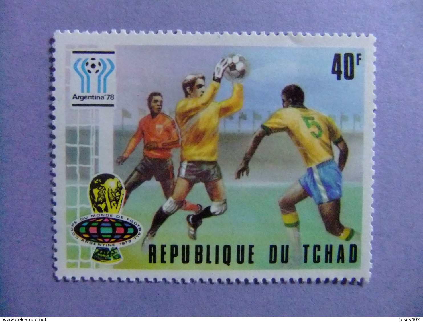 55 REPUBLIQUE TCHAD - CHAD 1977 / COPA Del MUNDO De FUTBOL En ARGENTINA / YVERT 337  MNH - 1978 – Argentine