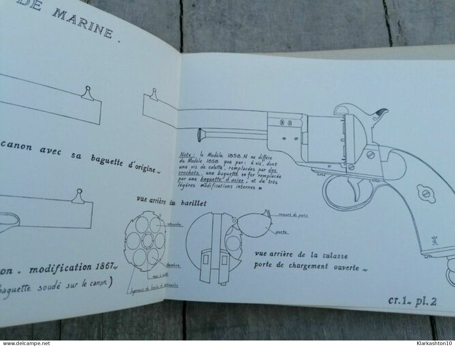 Armes à Feu Françaises Modèles Réglementaires 1858 1918 Chargement Culasse - Altri & Non Classificati