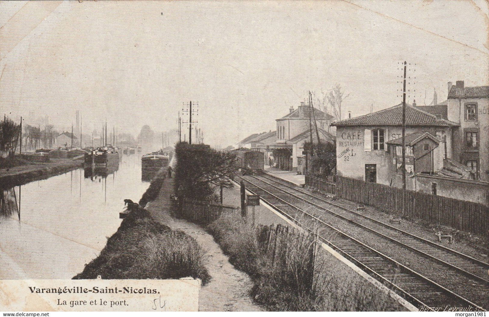 VARAGEVILLE-ST NICOLAS.          LA GARE ET LE PORT - Saint Nicolas De Port