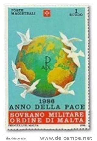 1986 - Sovrano Militare Ordine Di Malta 258 Anno Pace   +++++++++ - Malte (Ordre De)