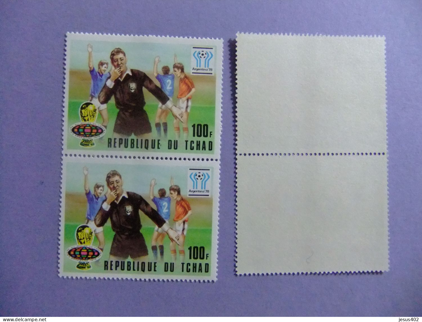 55 REPUBLIQUE TCHAD - CHAD 1977 / COPA Del MUNDO De FUTBOL En ARGENTINA / YVERT 339  MNH - 1978 – Argentine