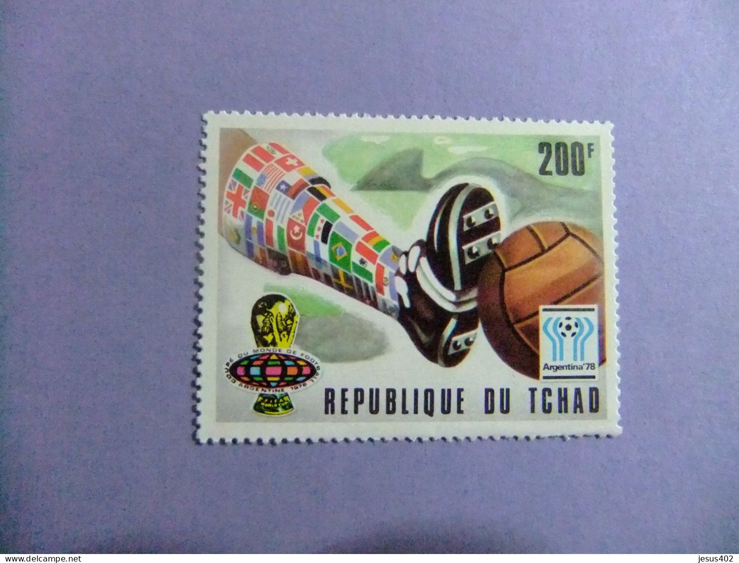 55 REPUBLIQUE TCHAD - CHAD 1977 / COPA Del MUNDO De FUTBOL En ARGENTINA / YVERT 340  MNH - 1978 – Argentine