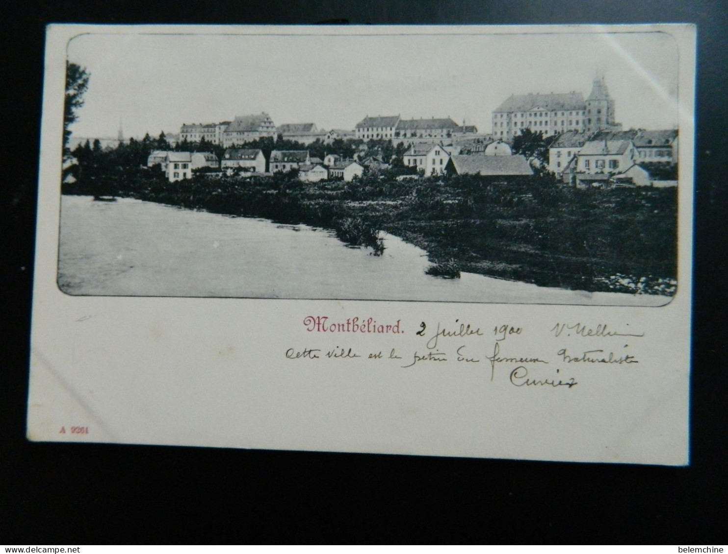 CARTE PRECURSEUR 1900                 MONTBELIARD - Montbéliard