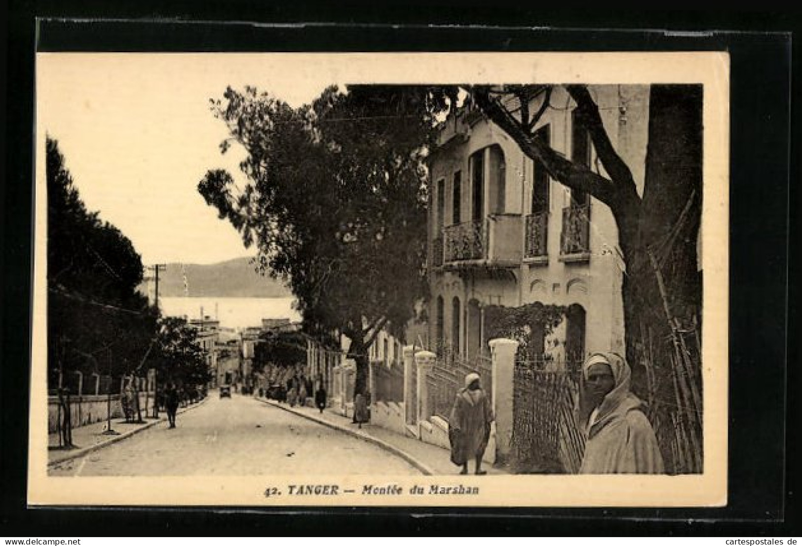 CPA Tanger, Montée Du Marshan  - Tanger