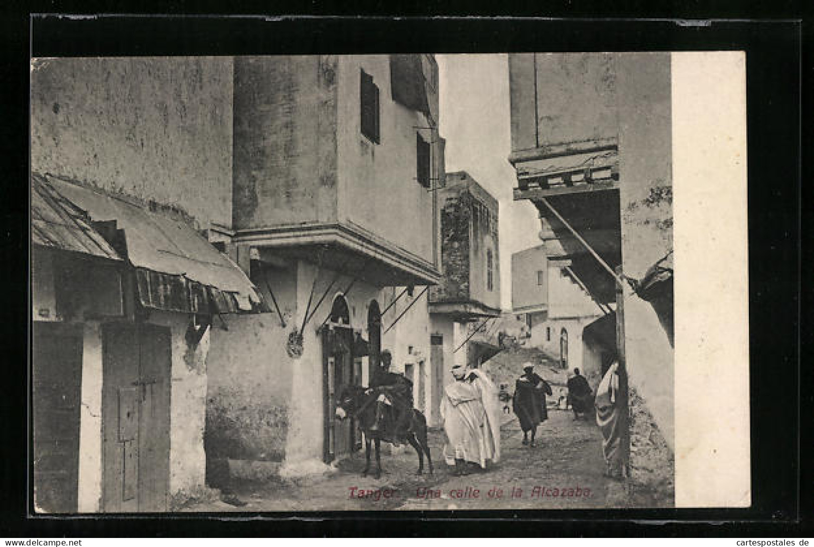 CPA Tanger, Una Calle De La Alcazaba  - Tanger