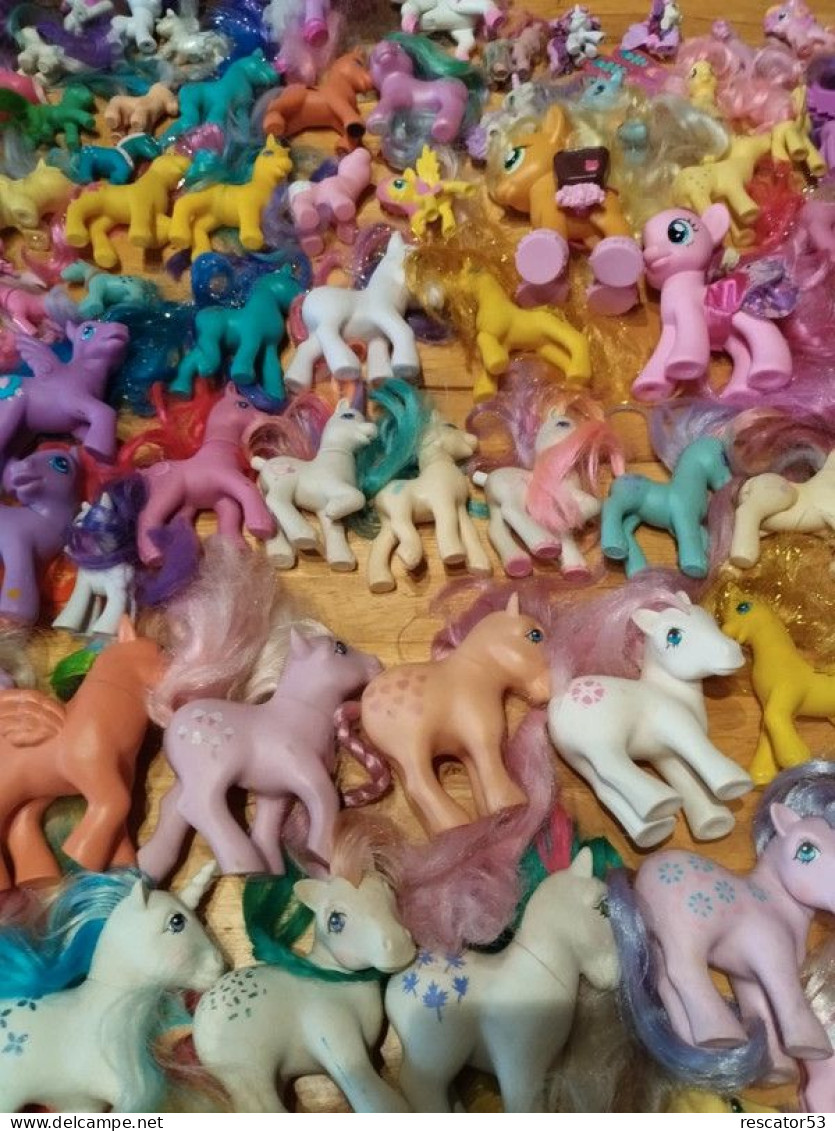 Très Rare Lot De 116 Petits Poneys De 1982 Aux Années 2000 - Toy Memorabilia