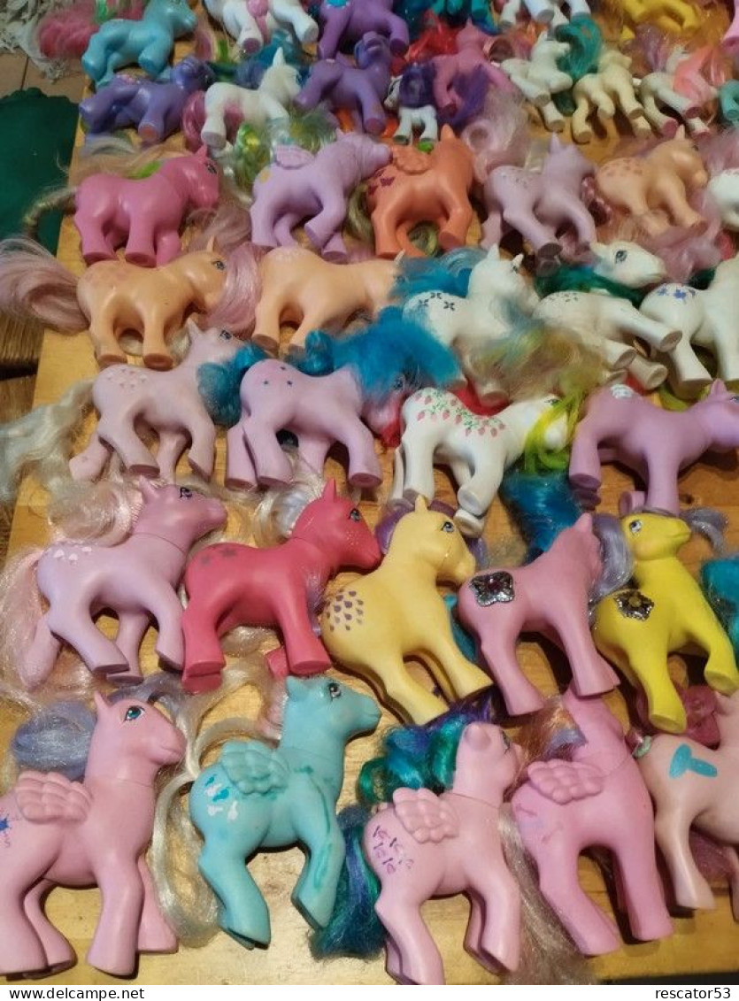 Très Rare Lot De 116 Petits Poneys De 1982 Aux Années 2000 - Toy Memorabilia