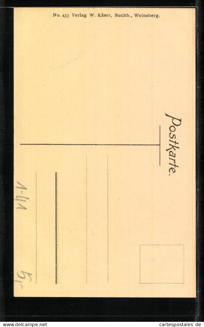 Künstler-AK Ludwig Uhland Und Gustav Schwab Bei Justinus Kerner  - Ecrivains