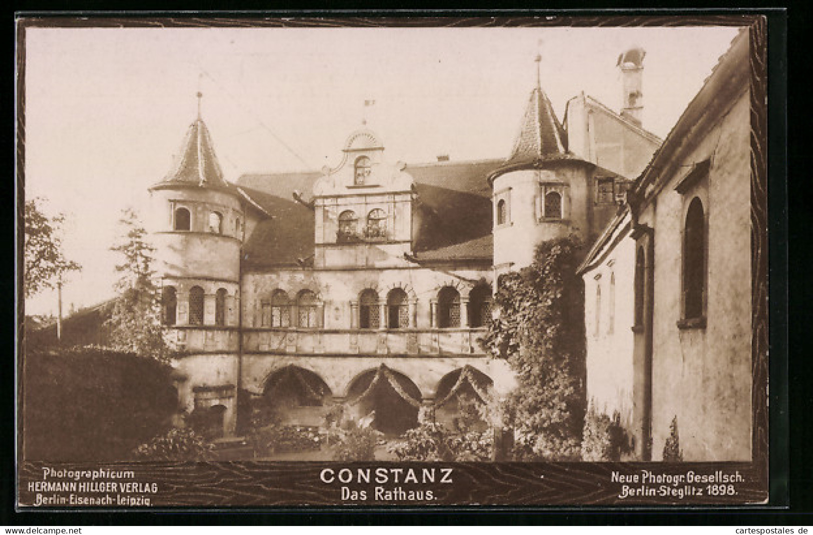 Foto-AK NPG Nr. 205: Constanz, Am Rathaus  - Fotografie