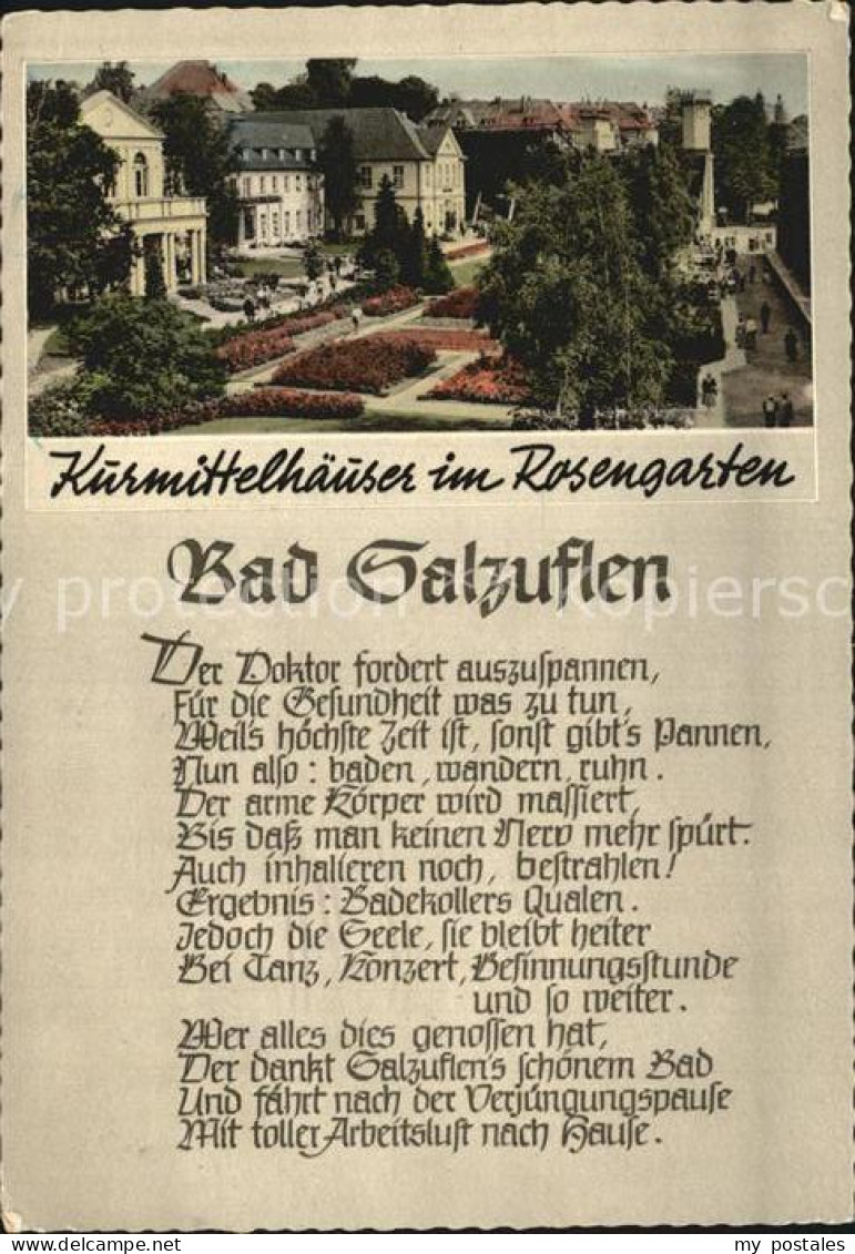 72489409 Bad Salzuflen Kurmittelhaeuser Rosengarten  Bad Salzuflen - Bad Salzuflen
