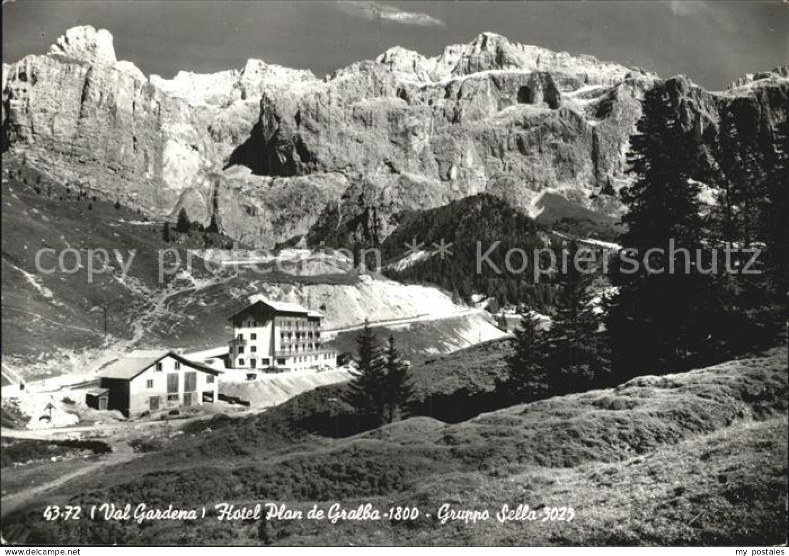 72489345 Groeden Tirol Hotel Plan De Gralba  Italien - Altri & Non Classificati