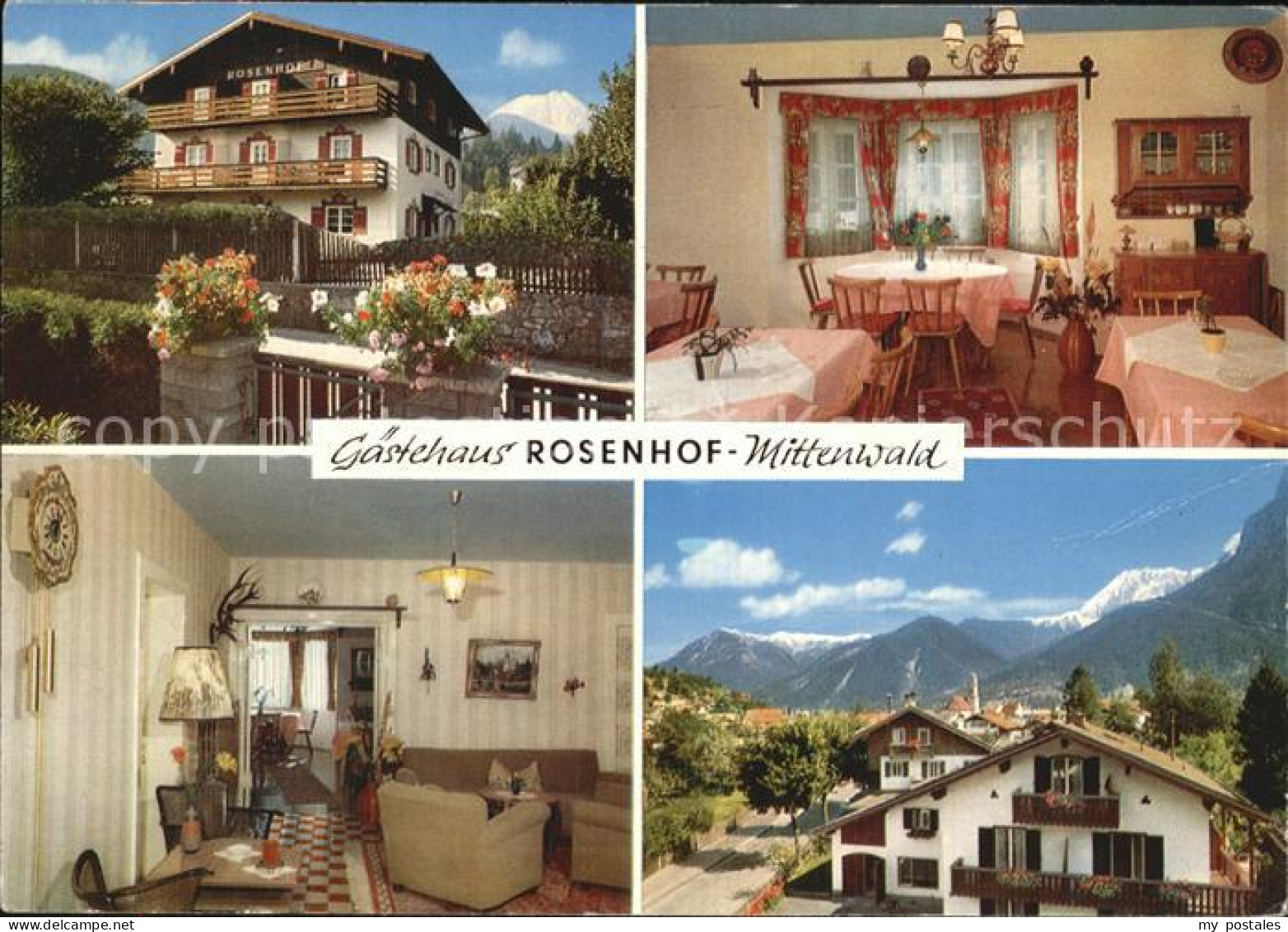 72488772 Mittenwald Bayern Gaestehaus Rosenhof Mittenwald - Mittenwald