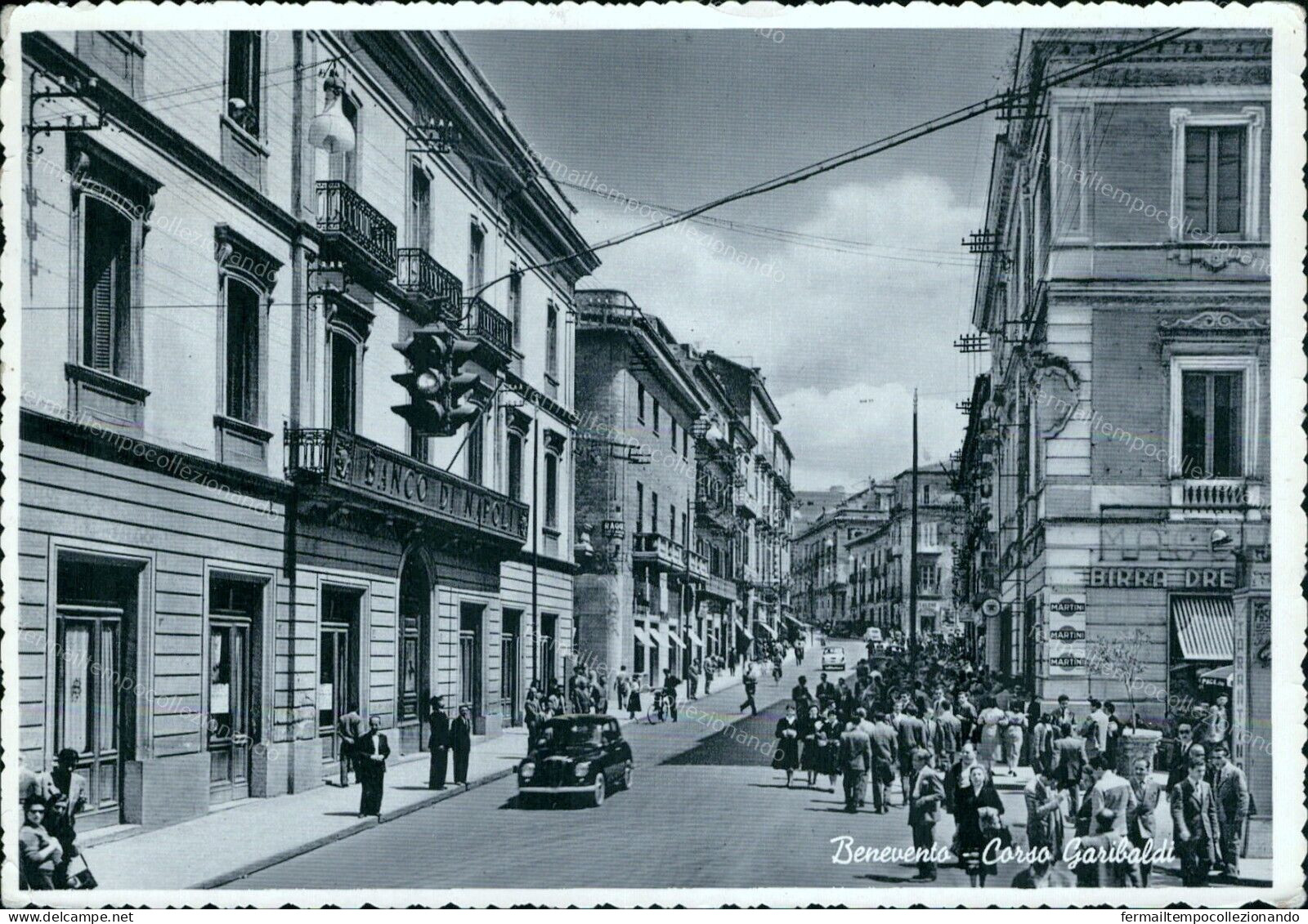 Cr538 Cartolina Benevento Citta' Corso Garibaldi Campania - Benevento