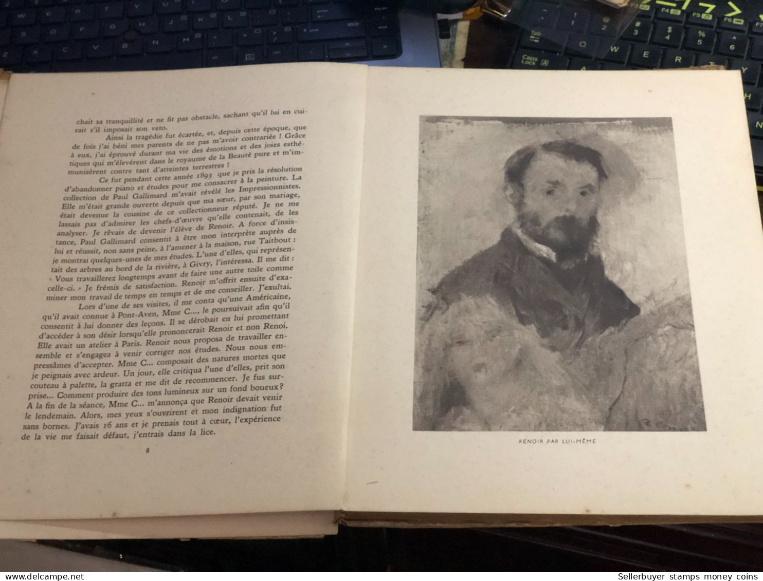 French books printed with old pictures that readers bought back to Vietnam-(JEANNE BAUDOT-RENOIR SES AMIS SES MODELES )1