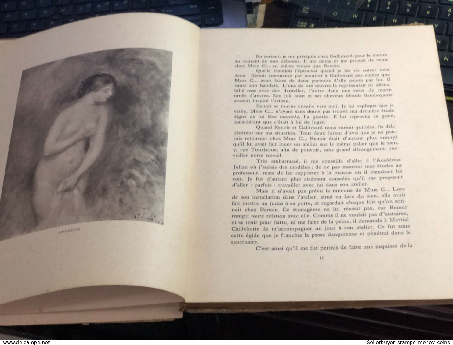 French books printed with old pictures that readers bought back to Vietnam-(JEANNE BAUDOT-RENOIR SES AMIS SES MODELES )1